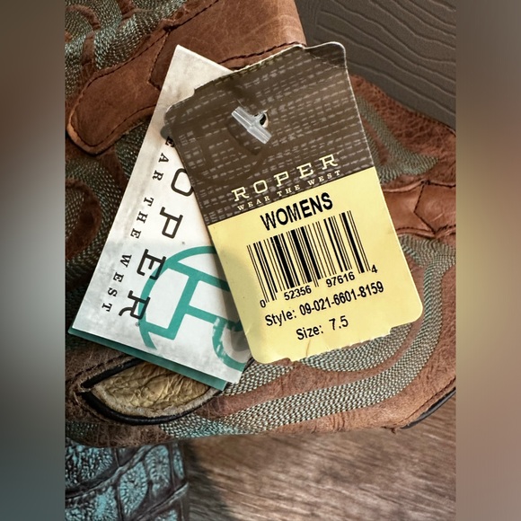 Roper Exotic Camen Cowboy Boots - Picture 5 of 5